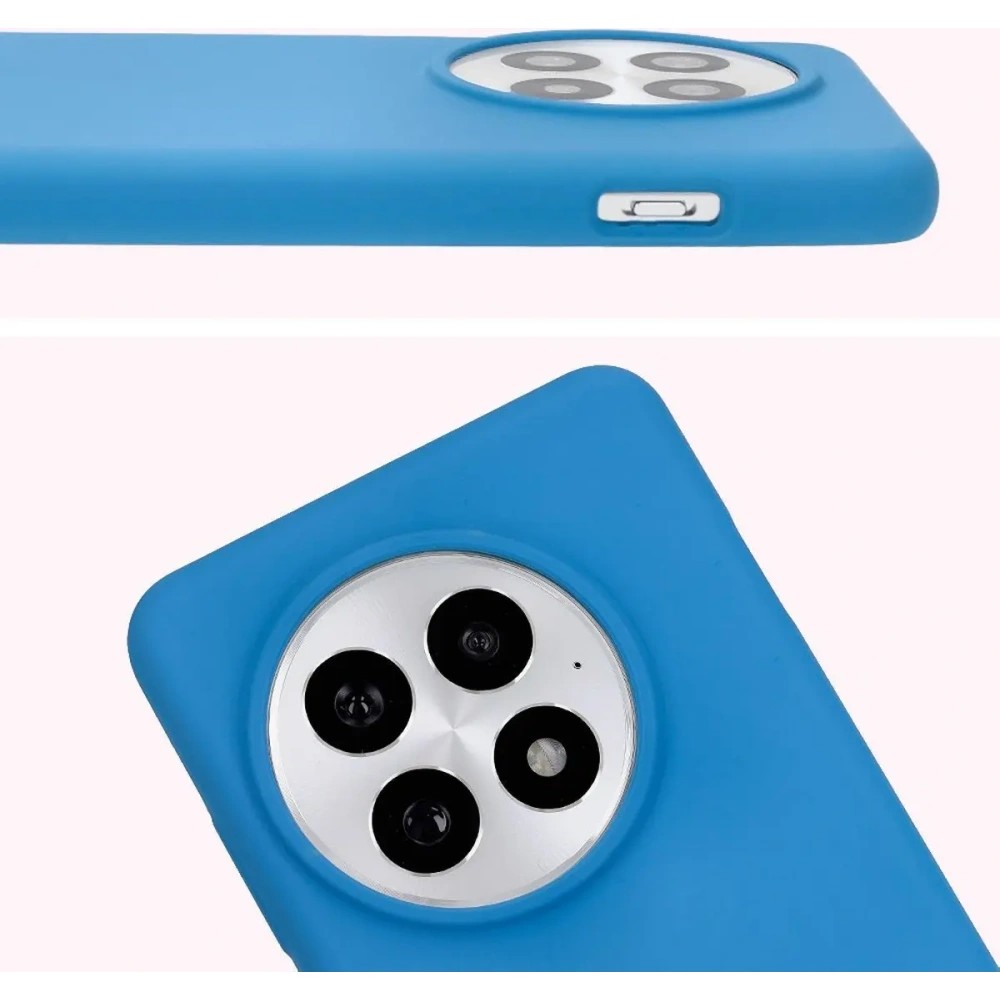 Silikonowe etui Bizon Soft Case do OnePlus 13 niebieskie