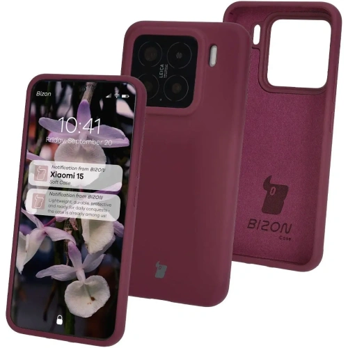 Kup Silikonové pouzdro Bizon Soft Case pro Xiaomi 15 tmavě fialové - BIZ8453 - {ean13} - Sklep Home Screen