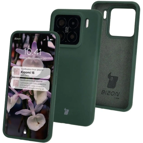 Kup Bizon Soft Case Xiaomi 15 dunkelgrün - BIZ8455 - {ean13} - Sklep Home Screen