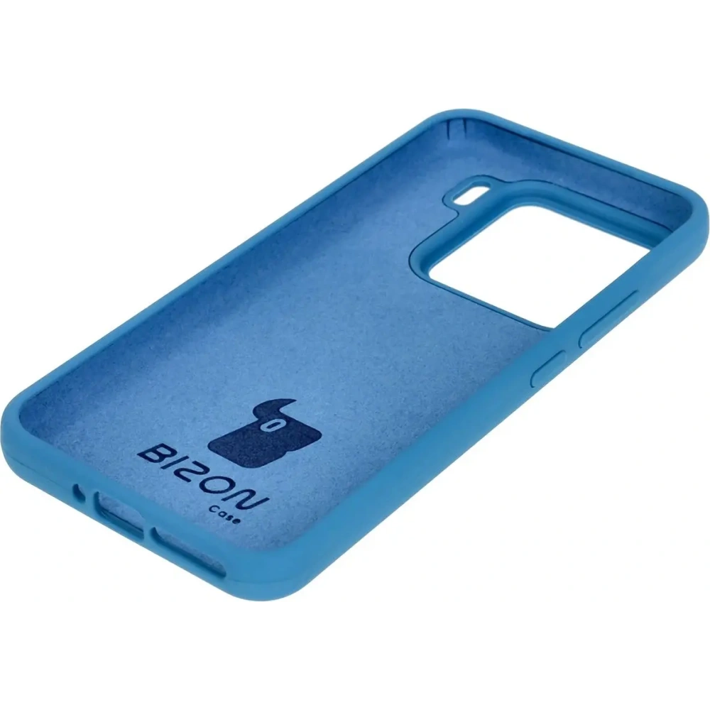 Silikonowe etui Bizon Soft Case do Xiaomi 15 niebieskie