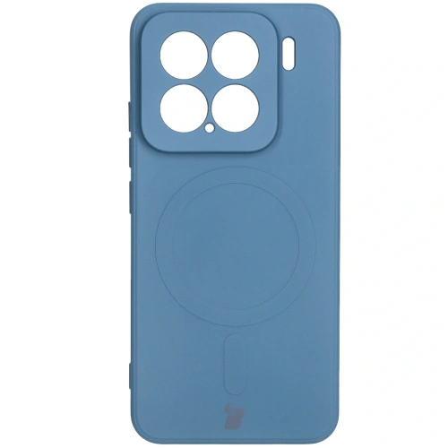 Kup Silikonové pouzdro s magnetickým prstenem Bizon Case Silicone Magnetic Sq pro Xiaomi 15 modré - BIZ8459 - {ean13} - Sklep Home Screen