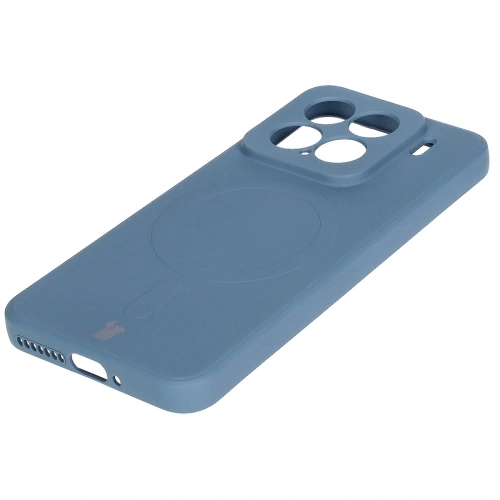 Kup Silikonové pouzdro s magnetickým prstenem Bizon Case Silicone Magnetic Sq pro Xiaomi 15 modré - BIZ8459 - {ean13} - Sklep Home Screen