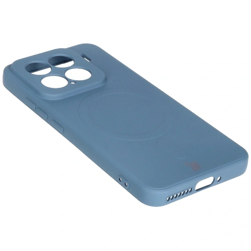 Kup Silikonové pouzdro s magnetickým prstenem Bizon Case Silicone Magnetic Sq pro Xiaomi 15 modré - BIZ8459 - {ean13} - Sklep Home Screen
