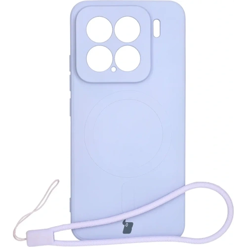 Kup Silikonový obal s magnetickým kroužkem Bizon Case Silicone Magnetic Sq pro Xiaomi 15 jasně fialový - BIZ8460 - {ean13} - Sklep Home Screen