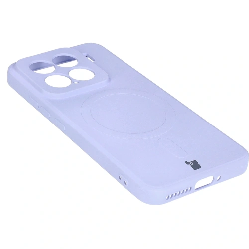 Kup Silikonový obal s magnetickým kroužkem Bizon Case Silicone Magnetic Sq pro Xiaomi 15 jasně fialový - BIZ8460 - {ean13} - Sklep Home Screen