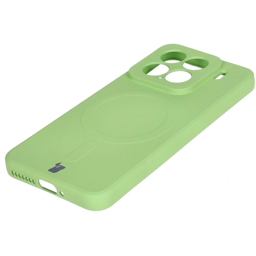 Kup Bizon Case Szilikon Magnetic Sq Xiaomi 15 világos zöld - BIZ8461 - {ean13} - Sklep Home Screen