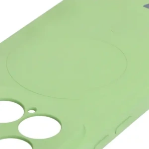 Kup Silikonowe etui z pierścieniem magnetycznym Bizon Case Silicone Magnetic Sq do Xiaomi 15 jasnozielone - BIZ8461 - {ean13} - Sklep Home Screen