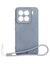 Kup Silikonowe etui z pierścieniem magnetycznym Bizon Case Silicone Magnetic Sq do Xiaomi 15 szare - BIZ8462 - {ean13} - Sklep Home Screen