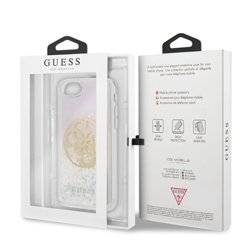 Kup Etui Guess GUHCI8LGIRGP Apple iPhone SE 2022/SE 2020/8/7 kemény tok Folyékony Csillám 4G Kör - GUE468 - {ean13} - Sklep Home Screen