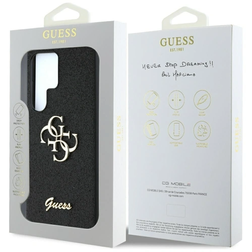 Kup Etui Guess Fixed Glitter Big 4G Metal Logo do Samsung Galaxy S25 Ultra černý - GUE4303 - {ean13} - Sklep Home Screen