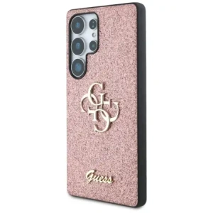 Kup Etui Guess Fixed Glitter Big 4G Metal Logo do Samsung Galaxy S25 Ultra różowy - GUE4304 - {ean13} - Sklep Home Screen