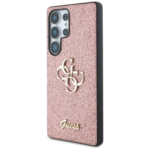 Kup Etui Guess Fixed Glitter Big 4G Metal Logo do Samsung Galaxy S25 Ultra różowy - GUE4304 - {ean13} - Sklep Home Screen