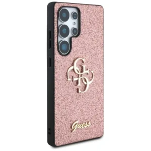 Kup Etui Guess Fixed Glitter Big 4G Metal Logo do Samsung Galaxy S25 Ultra różowy - GUE4304 - {ean13} - Sklep Home Screen