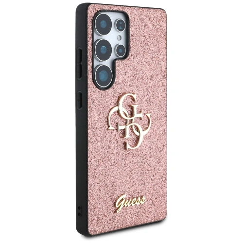 Kup Etui Guess Fixed Glitter Big 4G Metal Logo do Samsung Galaxy S25 Ultra różowy - GUE4304 - {ean13} - Sklep Home Screen