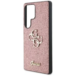 Kup Etui Guess Fixed Glitter Big 4G Metal Logo do Samsung Galaxy S25 Ultra różowy - GUE4304 - {ean13} - Sklep Home Screen