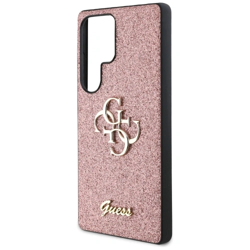 Kup Etui Guess Fixed Glitter Big 4G Metal Logo do Samsung Galaxy S25 Ultra różowy - GUE4304 - {ean13} - Sklep Home Screen