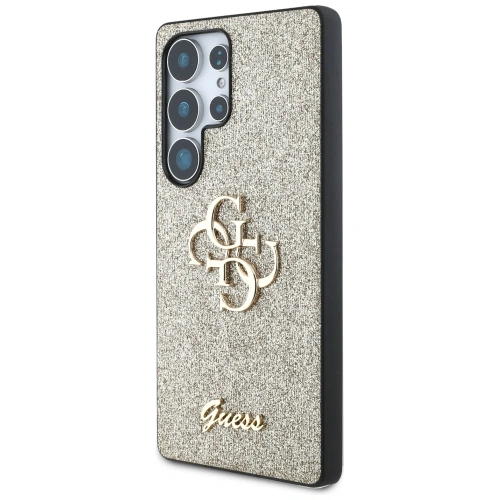 Kup Etui Guess Fixed Glitter Big 4G Metal Logo do Samsung Galaxy S25 Ultra złoty - GUE4305 - {ean13} - Sklep Home Screen