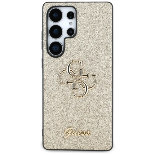 Kup Etui Guess Fixed Glitter Big 4G Metal Logo do Samsung Galaxy S25 Ultra złoty - GUE4305 - {ean13} - Sklep Home Screen