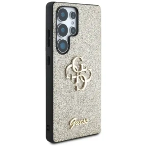 Kup Etui Guess Fixed Glitter Big 4G Metal Logo do Samsung Galaxy S25 Ultra złoty - GUE4305 - {ean13} - Sklep Home Screen