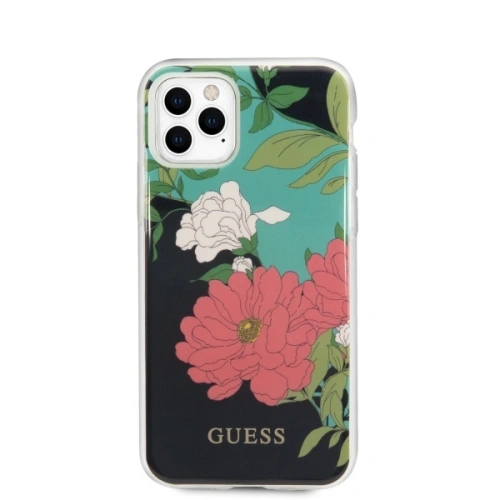 Kup Etui Guess GUHCN58IMLFL01 Apple iPhone 11 Pro czarny/black N°1 Flower Collection - GUE469BLK - {ean13} - Sklep Home Screen
