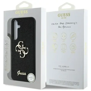 Kup Etui Guess Fixed Glitter Big 4G Metal Logo do Samsung Galaxy S25+ Plus czarny - GUE4307 - {ean13} - Sklep Home Screen
