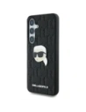 Kup Karl Lagerfeld Leder Monogram Pin Logo Karl Kopf Samsung Galaxy S25 schwarz - KLD21899 - {ean13} - Sklep Home Screen