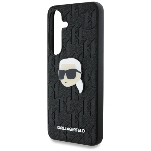 Kup Karl Lagerfeld Leder Monogram Pin Logo Karl Kopf Samsung Galaxy S25 schwarz - KLD21899 - {ean13} - Sklep Home Screen