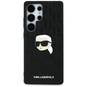 Buy Karl Lagerfeld Leather Monogram Pin Logo Karl Head Samsung Galaxy S25 Ultra black - KLD21900 - {ean13} - Home Screen Store Europe