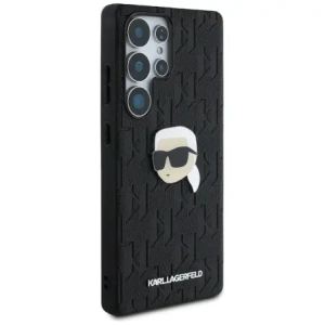 Buy Karl Lagerfeld Leather Monogram Pin Logo Karl Head Samsung Galaxy S25 Ultra black - KLD21900 - {ean13} - Home Screen Store Europe