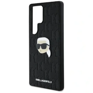 Buy Karl Lagerfeld Leather Monogram Pin Logo Karl Head Samsung Galaxy S25 Ultra black - KLD21900 - {ean13} - Home Screen Store Europe