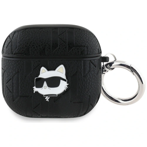 Kup Karl Lagerfeld Monogram Choupette Kopf Apple AirPods 4 schwarz - KLD21902 - {ean13} - Sklep Home Screen