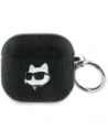 Karl Lagerfeld Monogram Choupette Head Apple AirPods 4 negre