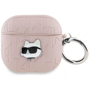 Kup Karl Lagerfeld Monogram Choupette Kopf Apple AirPods 4 pink - KLD21903 - {ean13} - Sklep Home Screen