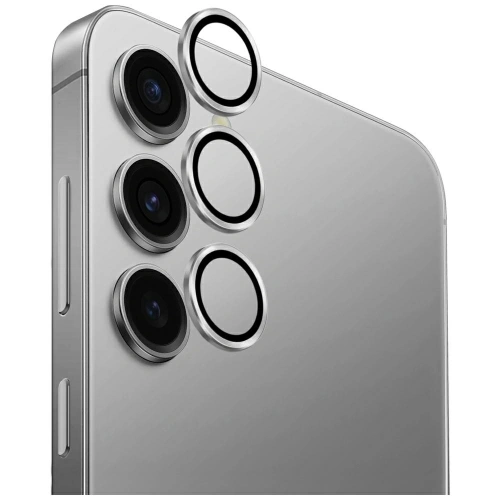 Kup Obiectiv din aluminiu UNIQ Optix pentru cameră Samsung Galaxy S25 argintiu - UNIQ1461 - {ean13} - Sklep Home Screen