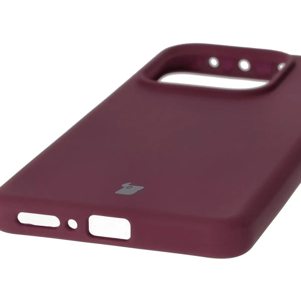 Silikonowe etui Bizon Soft Case do Xiaomi Redmi Note 14 5G ciemnofioletowe