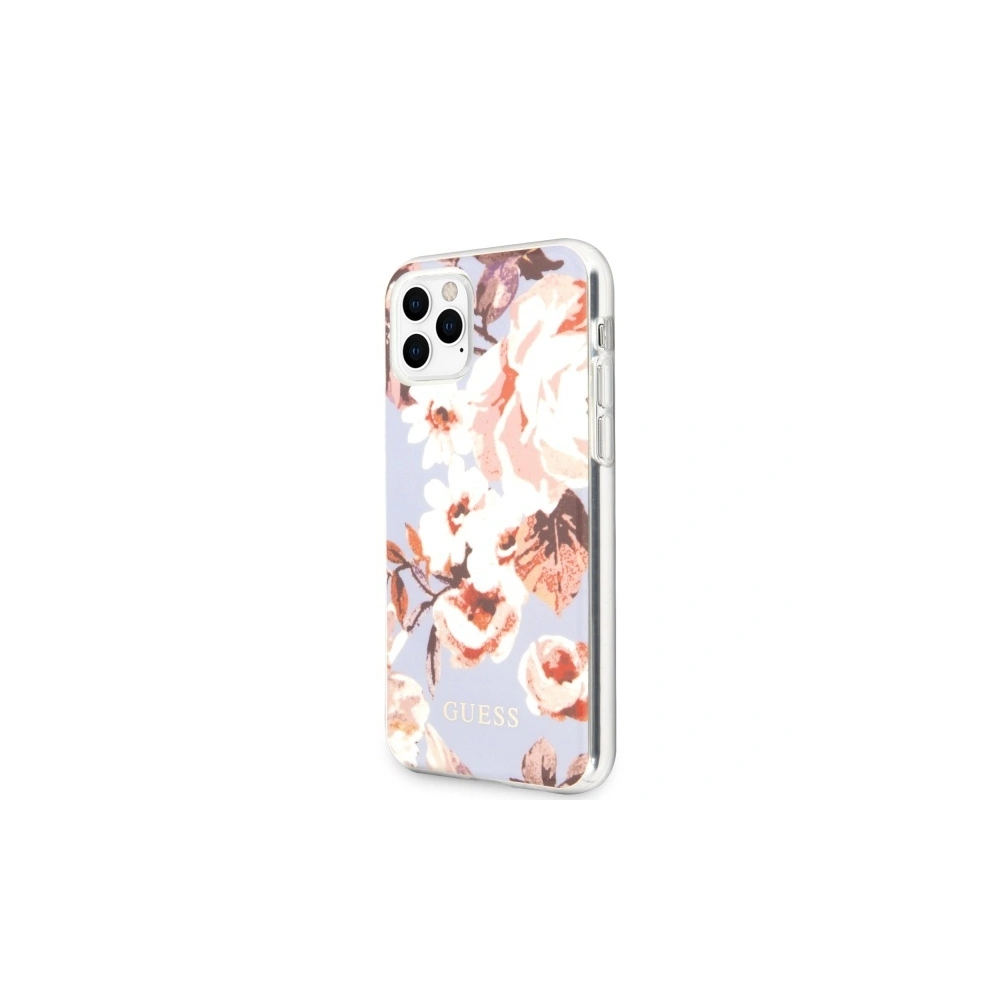 Etui Guess GUHCN58IMLFL02 Apple iPhone 11 Pro liliowy/lilac N°2 Flower Collection