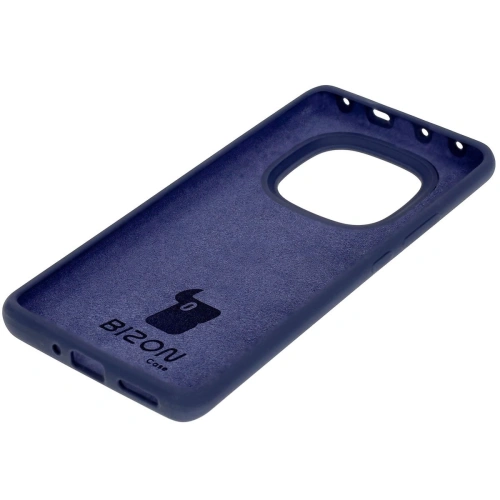 Kup Silikonowe etui Bizon Soft Case do Xiaomi Redmi Note 14 Pro 5G / Poco X7 ciemnoniebieskie - BIZ8467 - {ean13} - Sklep Home Screen
