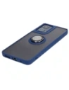 Buy Bizon Case Hybrid Ring Motorola Moto G04 / G24 / G24 Power smoky with a dark blue frame - BIZ8470 - {ean13} - Home Screen Store Europe