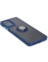 Buy Bizon Case Hybrid Ring Motorola Moto G04 / G24 / G24 Power smoky with a dark blue frame - BIZ8470 - {ean13} - Home Screen Store Europe