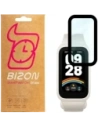 Bizon Glass Watch Edge Hybrid Xiaomi Okos Karkötő 9 Aktív / Redmi Okos Karkötő 3 fekete