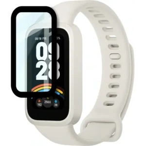 Kup Bizon Glass Watch Edge Hybrid Xiaomi Bandă Inteligentă 9 Activă / Bandă Inteligentă Redmi 3 neagră - BIZ8471 - {ean13} - Sklep Home Screen