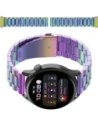 Kup Pasek ze stali nierdzewnej Bizon Strap Watch Aura do Smartwatcha 18 mm tęczowy - BIZ8472 - {ean13} - Sklep Home Screen