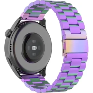 Kup Pásek z nerezové oceli Bizon Strap Watch Aura pro Smartwatch 18 mm duhový - BIZ8472 - {ean13} - Sklep Home Screen