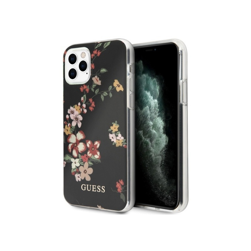 Buy Guess GUHCN58IMLFL04 Apple iPhone 11 Pro black N°4 Flower Collection - 3700740476130 - GUE472BLK - Homescreen.pl