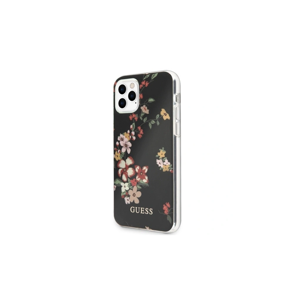 Etui Guess GUHCN58IMLFL04 Apple iPhone 11 Pro czarny/black N°4 Flower Collection