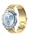 Kup Pasek ze stali nierdzewnej Bizon Strap Watch Aura do Smartwatcha 22 mm złoty - BIZ8477 - {ean13} - Sklep Home Screen