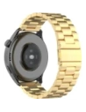 Kup Pasek ze stali nierdzewnej Bizon Strap Watch Aura do Smartwatcha 22 mm złoty - BIZ8477 - {ean13} - Sklep Home Screen