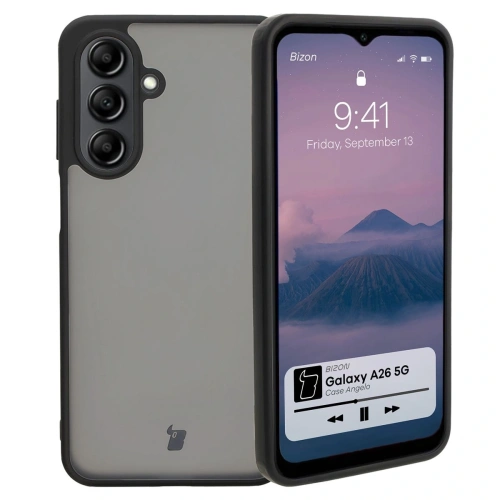 Kup Etui Bizon Case Angelo do Samsung Galaxy A26 5G kouřové s černým rámečkem - BIZ8479 - {ean13} - Sklep Home Screen
