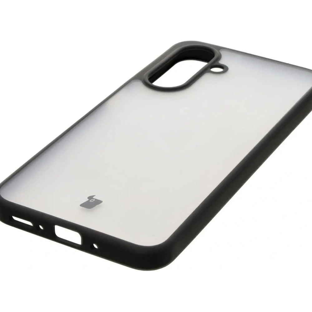 Etui Bizon Case Angelo do Samsung Galaxy A26 5G przydymione z czarną ramką