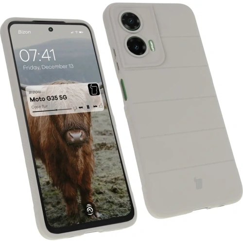 Kup Bizon Case Tur Motorola Moto G35 5G világosszürke - BIZ8483 - {ean13} - Sklep Home Screen